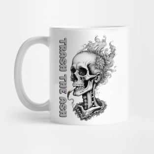 Smoking Skull Mug